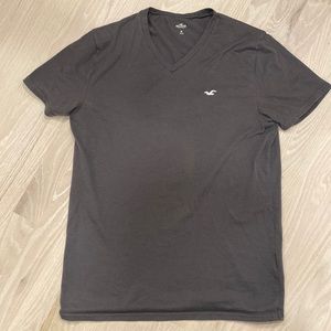 Hollister Gray Mens Tee Medium